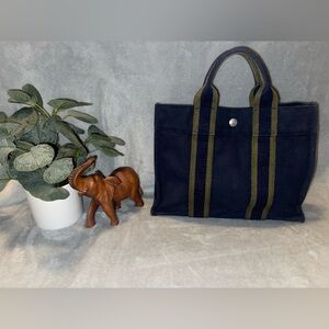 💙💚Hermes Canvas Tote Bag💚💙